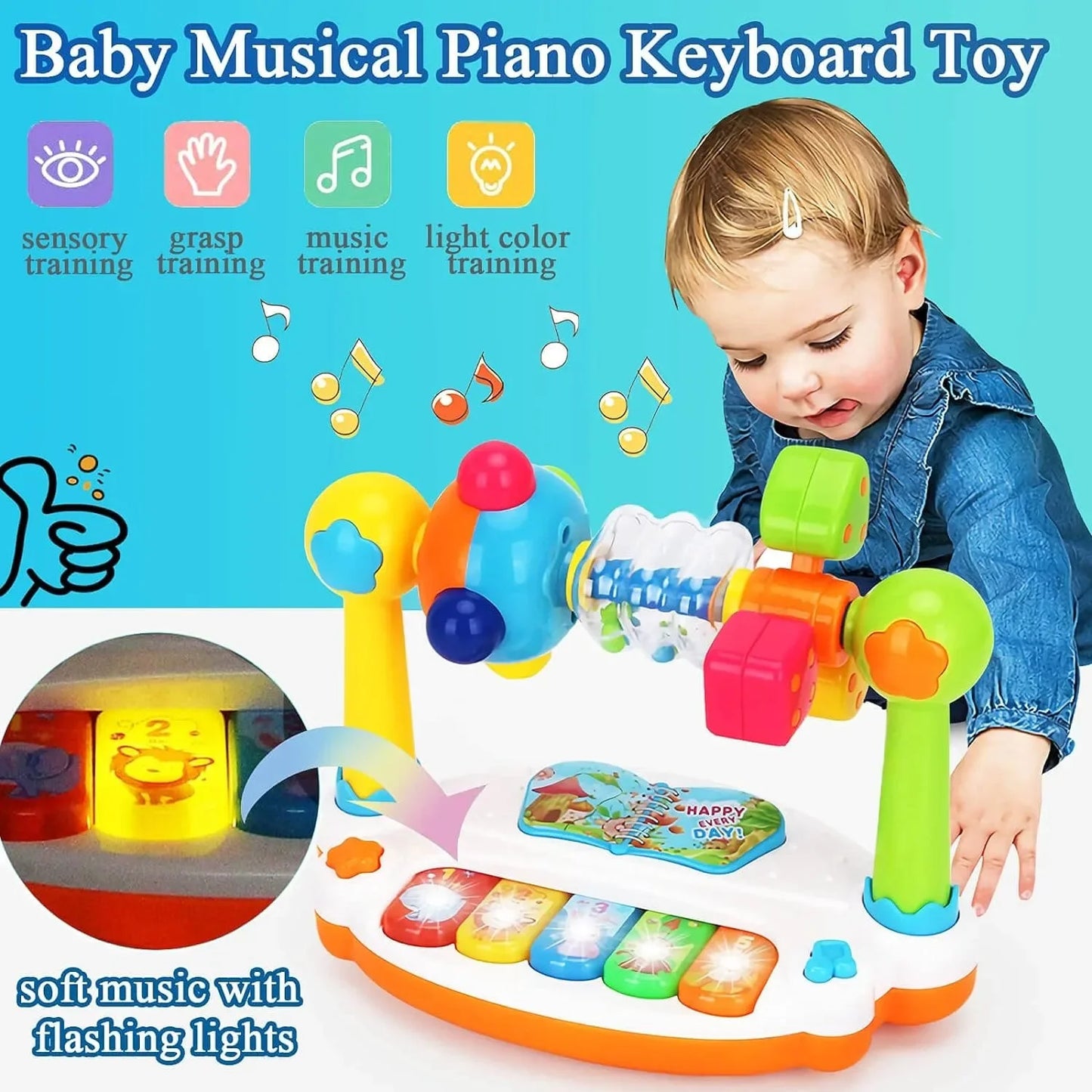 OlbaCollections Colour Memory Chess Playful Piano