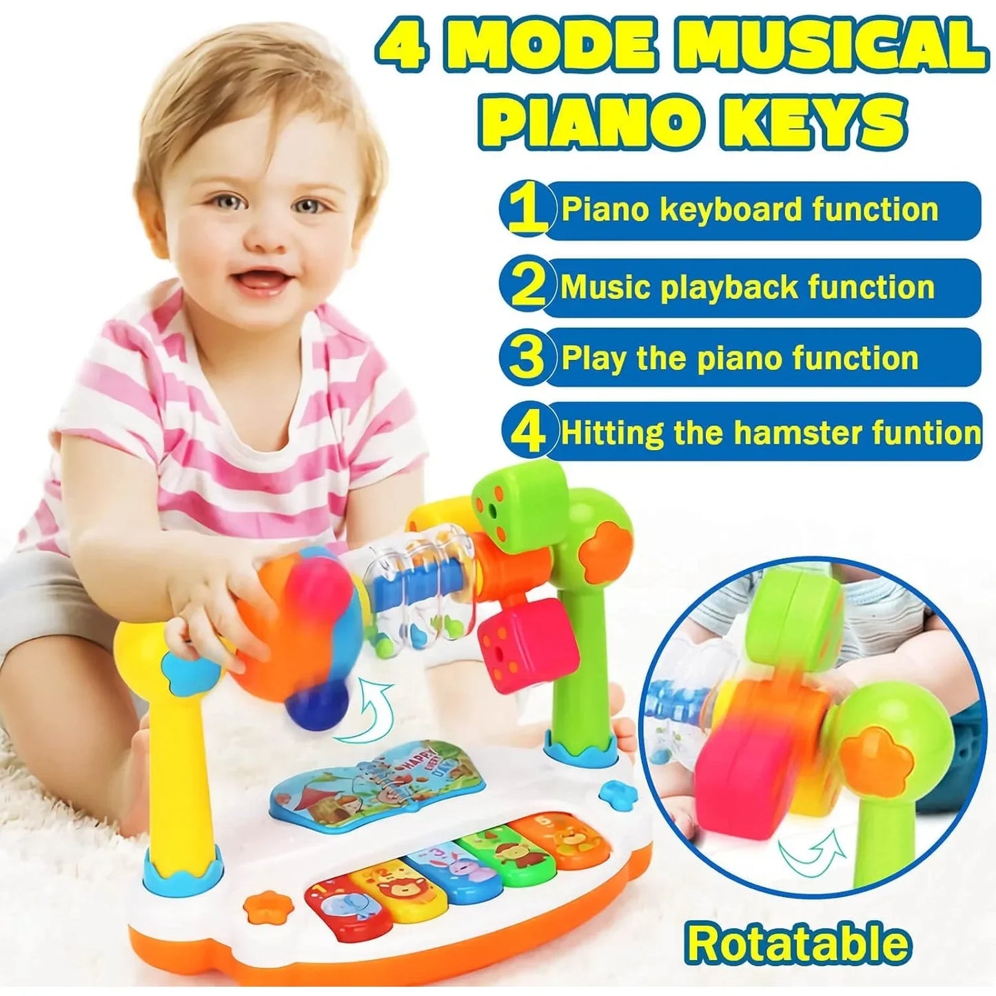 OlbaCollections Colour Memory Chess Playful Piano